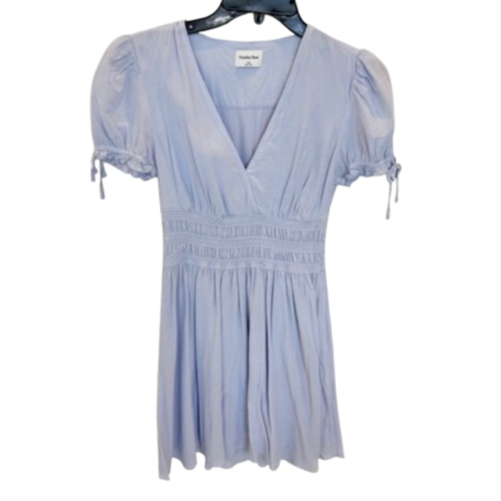 Sunday best smoked babydoll Light Blue Dress